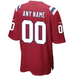 New England Patriots 2021/22 Custom Jersey – Red