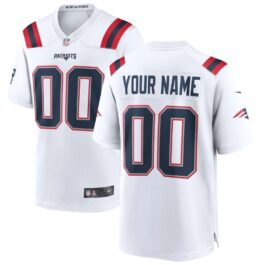 New England Patriots 2021/22 Custom Jersey – White