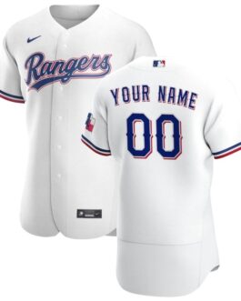 Texas Rangers 2021/22 Home Custom Jersey