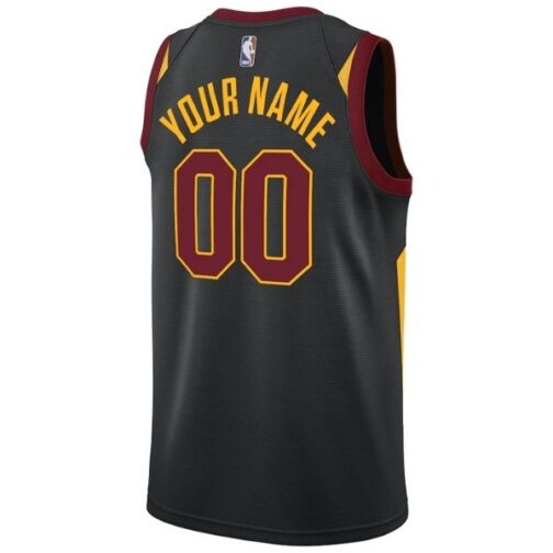 Cleveland Cavaliers 2021/22 Swingman Custom Jersey - Black - Image 3