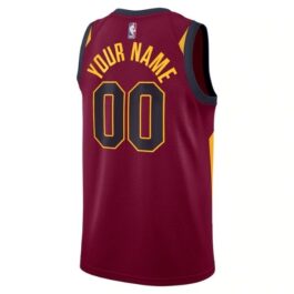 Cleveland Cavaliers Wine 2021/22 Swingman Custom Jersey