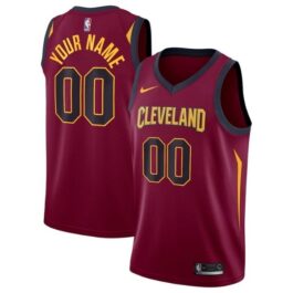 Cleveland Cavaliers Wine 2021/22 Swingman Custom Jersey