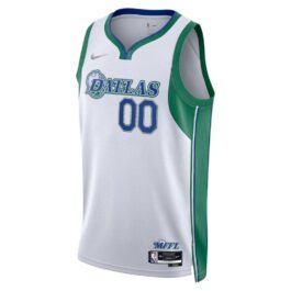 Dallas Mavericks White 202122 Swingman Custom Jersey