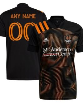 Houston Dynamo FC Black 2021 Secondary  Custom Jersey