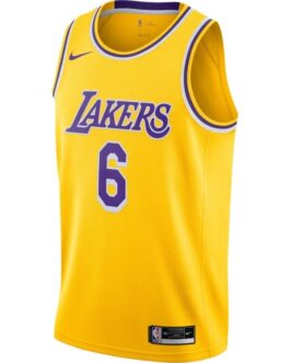 Los Angeles Lakers LeBron James Purple 2021/22 #6 Swingman Player Jersey