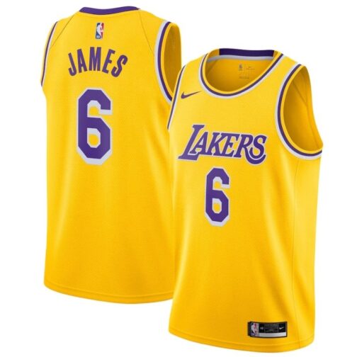 Los Angeles Lakers LeBron James Purple 2021/22 #6 Swingman Player Jersey