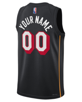 Miami Heat 2021/22 Swingman Custom Jersey – Black
