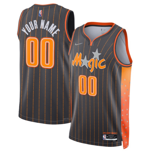 Orlando Magic Anthracite 2021/22 Jersey - Orange
