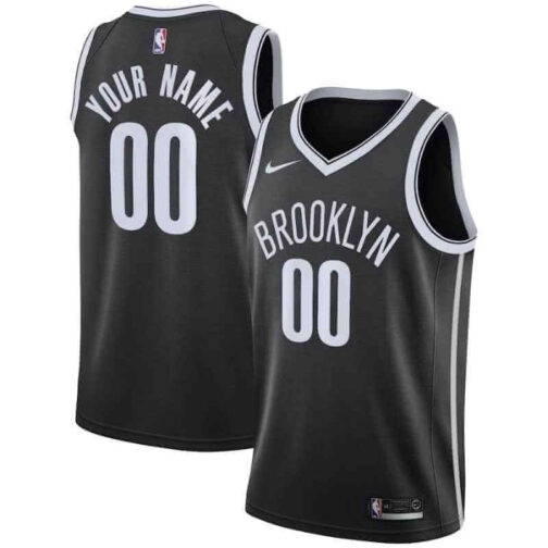 Brooklyn Nets 2021/22 Swingman Custom Jersey - Black