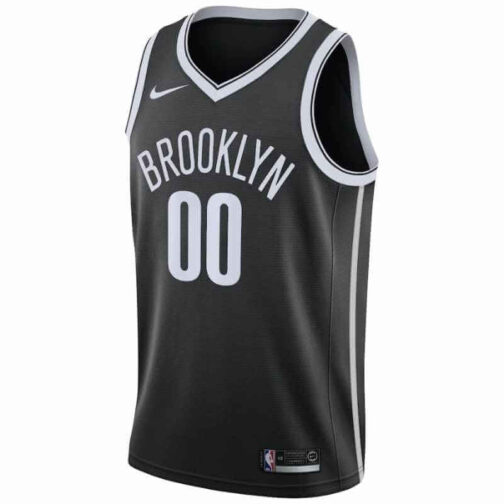 Brooklyn Nets 2021/22 Swingman Custom Jersey - Black - Image 3