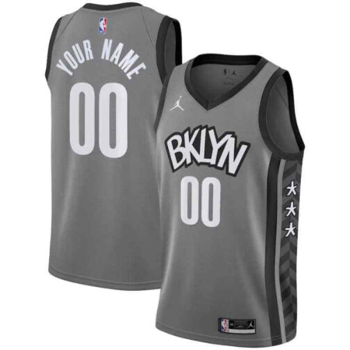 Brooklyn Nets 2021/22 Swingman Custom Jersey - Gray