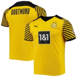 Borussia Dortmund 2021/22 Custom Jersey – Yellow