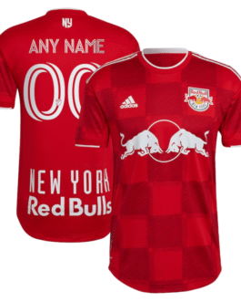 New York Red Bulls 2022 Custom Jersey – Red