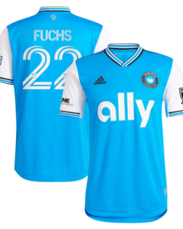 Christian Fuchs Charlotte FC 2022 Primary Authentic Player Jersey – Blue