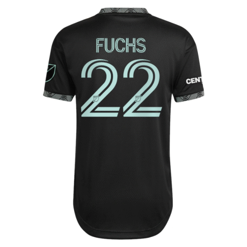 Christian Fuchs Charlotte FC 2022 Newly Minted Player Jersey - Black
