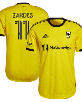 Gyasi Zardes Columbus Crew 2022 Gold Standard Kit Player Jersey – Yellow