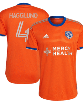 Nick Hagglund FC Cincinnati 2022 Juncta Juvant Kit Player Jersey – Orange