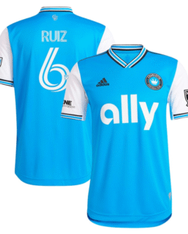 Sergio Ruiz Charlotte FC 2022 Primary Authentic Player Jersey – Blue