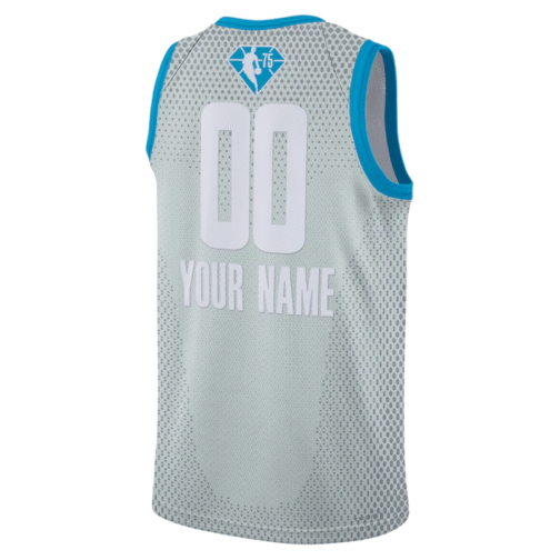 2022 NBA All-Star Game, Customized Jersey - Gray - Image 3