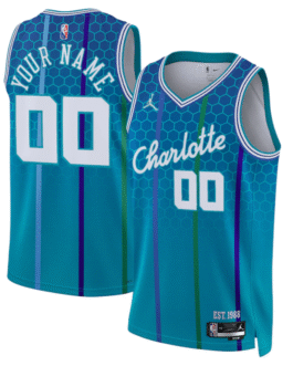 Charlotte Hornets 2022  Customized Jersey – City Edition – Teal