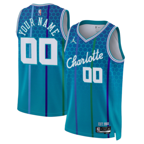Charlotte Hornets 2022  Customized Jersey - City Edition - Teal
