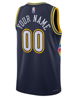 Denver Nuggets 2022 Swingman Customized Jersey – City Edition – Navy