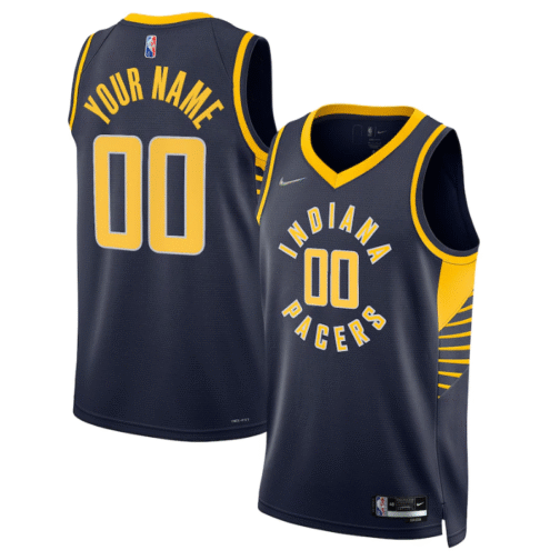 Indiana Pacers 2022 Diamond Swingman Customized Jersey - Icon Edition - Navy