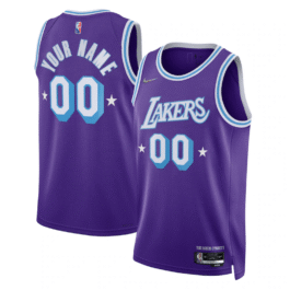 Los Angeles Lakers 2022 Swingman Customized Jersey – City Edition – Purple