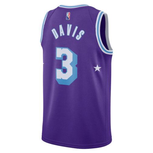 Anthony Davis Los Angeles Lakers  2022 Swingman Jersey - City Edition - Purple - Image 2