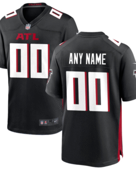 Atlanta Falcons Customized Jersey – Black