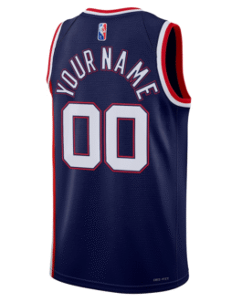 Brooklyn Nets 2022 Customized Jersey – City Edition – Navy