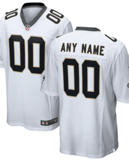 New Orleans Saints Custom Game Jersey – White