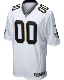 New Orleans Saints Custom Game Jersey – White