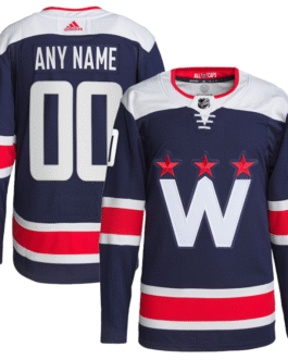 Washington Capitals Alternate Custom Jersey – Navy