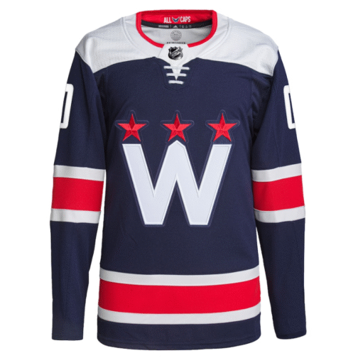 Washington Capitals Alternate Custom Jersey - Navy - Image 2