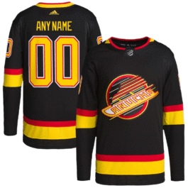 Vancouver Canucks Custom Jersey – Black