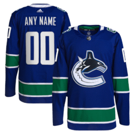 Vancouver Canucks Custom Jersey – Royal