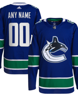 Vancouver Canucks Custom Jersey – Royal