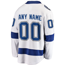 Tampa Bay Lightning Custom Jersey – White