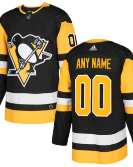 Pittsburgh Penguins Custom Jersey – Black