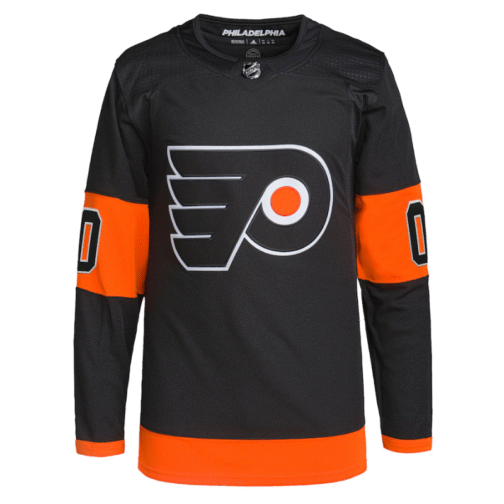 Philadelphia Flyers Custom Jersey - Black - Image 2
