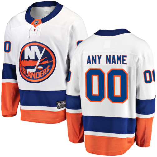 New York Islanders Custom Jersey - White