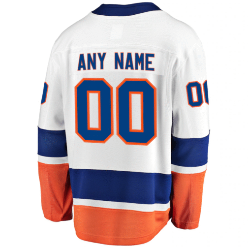 New York Islanders Custom Jersey - White - Image 2