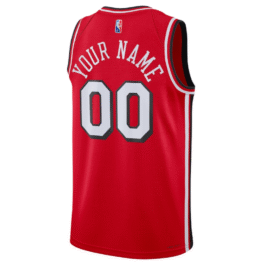 Chicago Bulls 2022 Swingman Customized Jersey – City Edition – Red