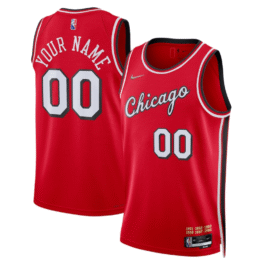 Chicago Bulls 2022 Swingman Customized Jersey – City Edition – Red