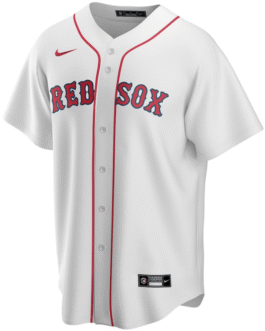 All Genders Boston Red Sox White Home Custom Jersey