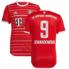 FC Bayern Home Shirt 2022-23 with Lewandowski 9 printing Jersey