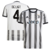 Juventus Home Shirt 2022-23 - Jersey De Ligt 4 printing