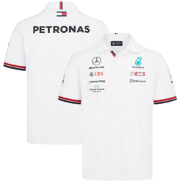 Mercedes AMG Petronas F1 2022 Team Polo – White – All Genders