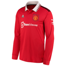 Manchester United Shirt Long Sleeve 2022/23 Home Custom Jersey